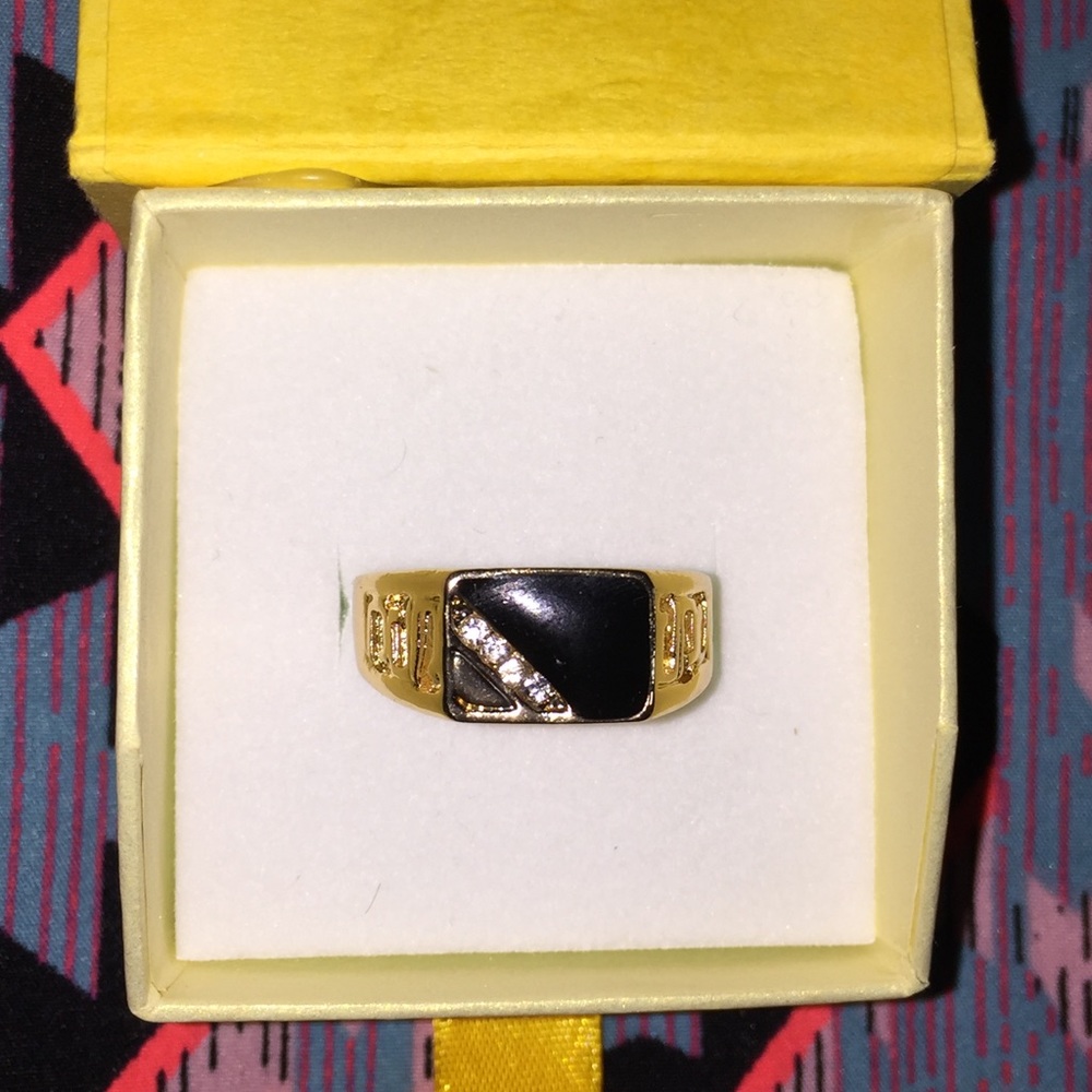 Gold Plated Stainless Steel Ring